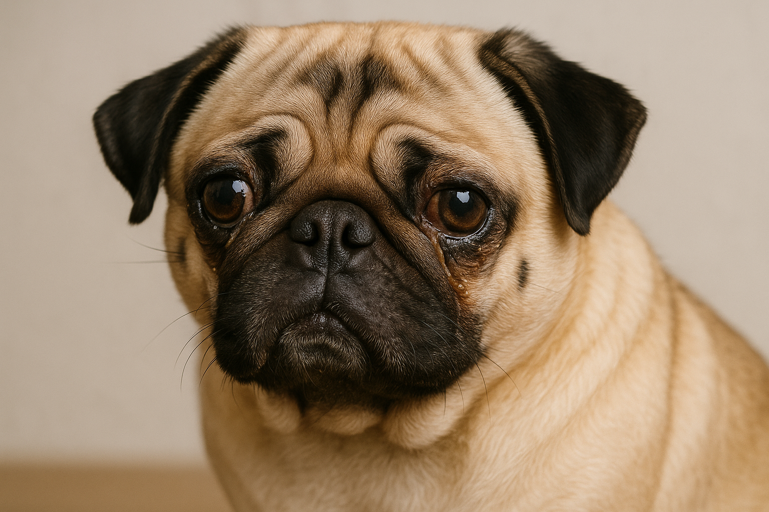 Ropiejące oczy u psa