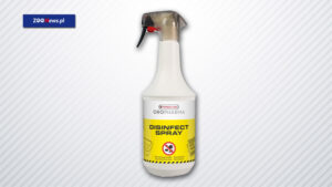 Preparat do dezynfekcji klatek królików