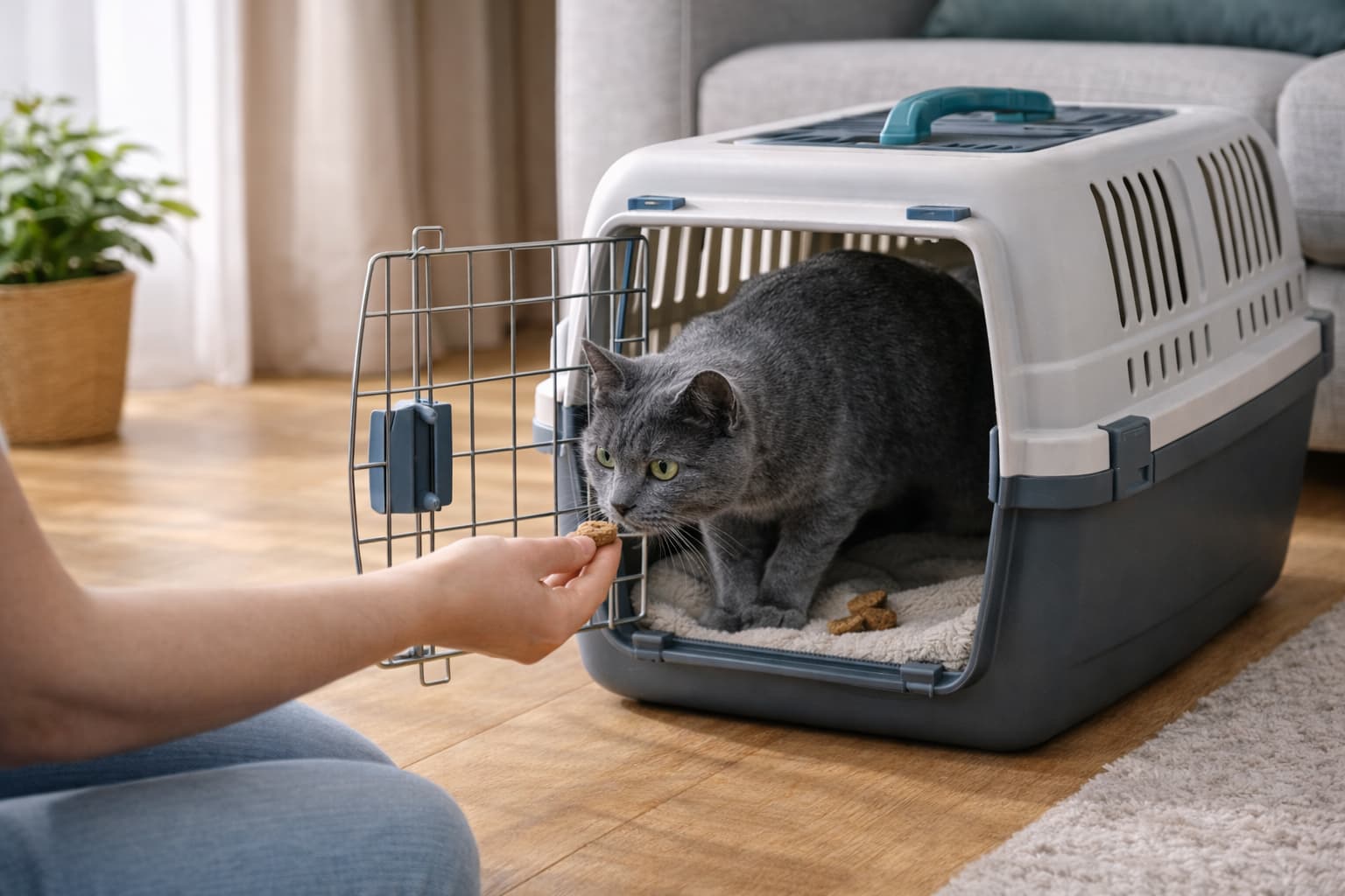 Jak przyzwyczaić kota do transportera?