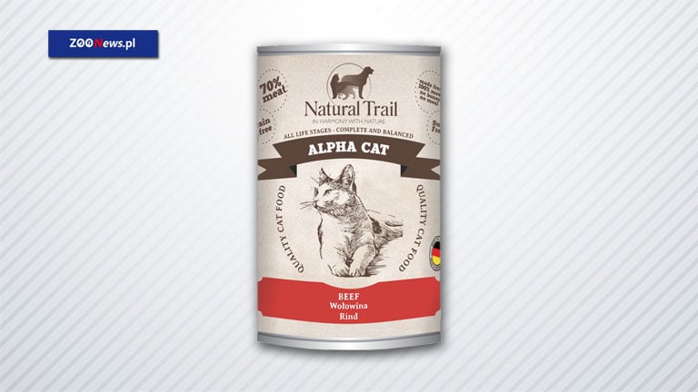 Monobiałkowa mokra karma dla kotów z alergią – Natural Trail Alpha Cat