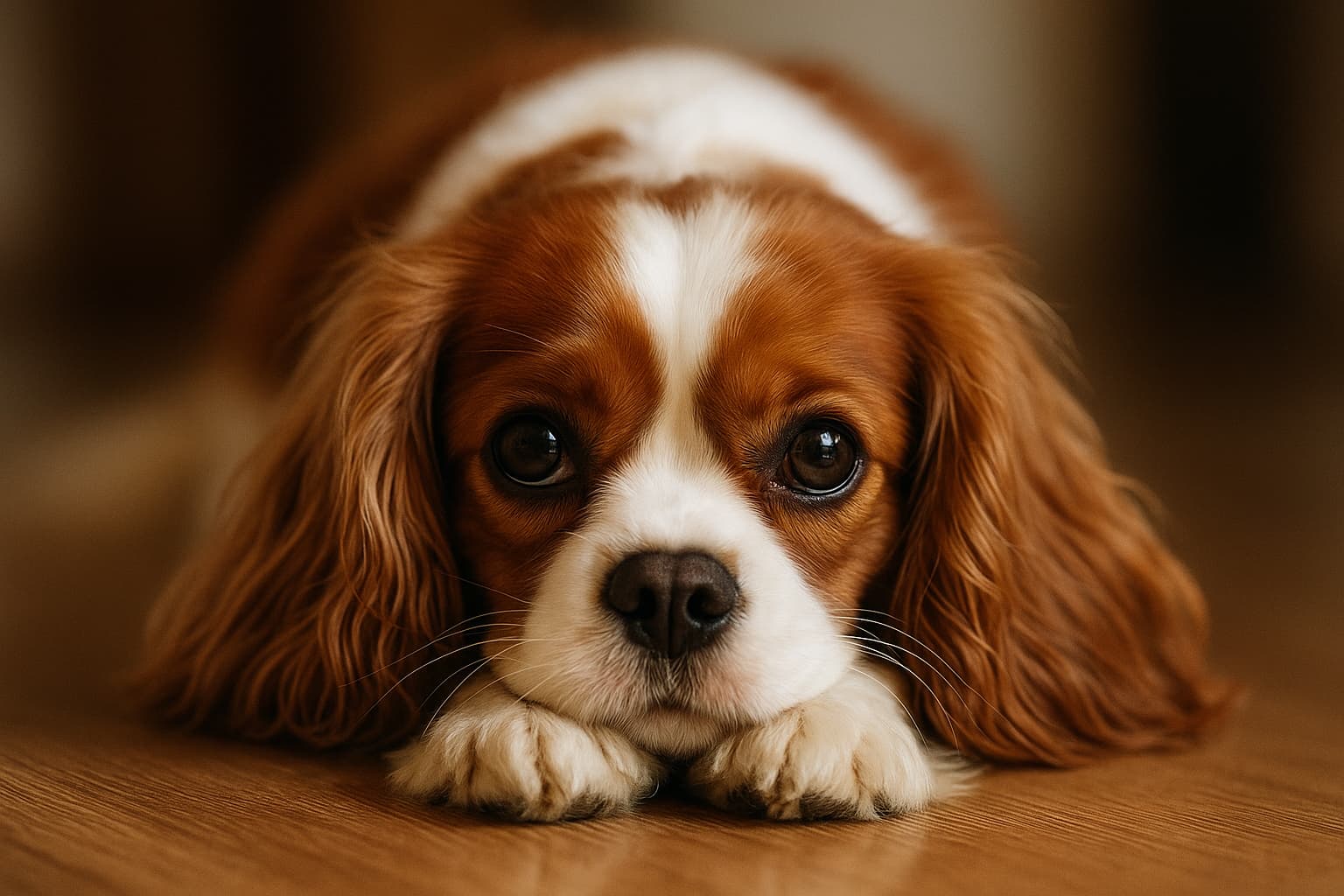 Dlaczego pies kładzie głowę na łapach?