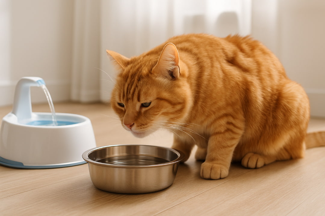 Kot nie chce pić wody. Co zrobić?