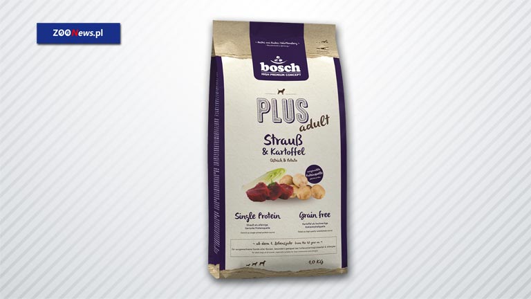 Bosch Plus Struś z ziemniakami – monobiałkowa karma dla psów