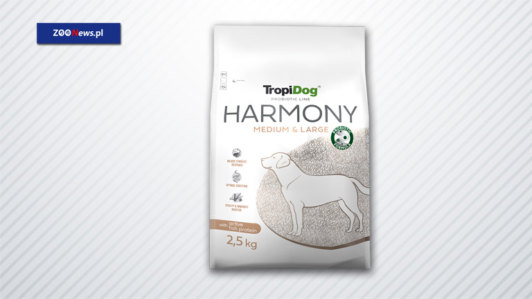Sucha karma dla psa – TropiDog Probiotic Line Harmony Medium & Large Breeds