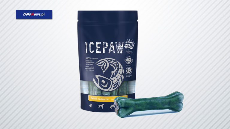 Dentystyczna kość dla psa z szałwią Icepaw | Zoonews.pl