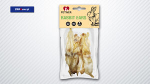 Przekąska dla psa - uszy królika Petner
