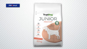 Sucha karma dla psa - TropiDog Probiotic Line Junior Medium