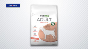 Karma dla psów ras średnich z probiotykiem i olejem z łososia – TropiDog Probiotic Line Medium