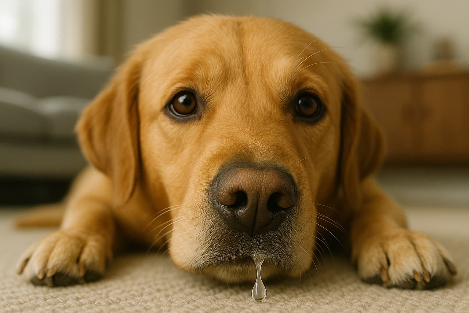 Katar u psa – przyczyny, objawy, leczenie