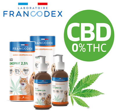 olej cbd dla zwierząt Francodex