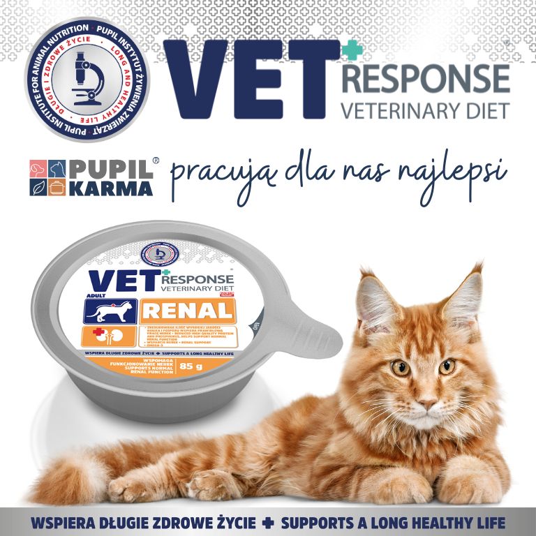 VET RESPONSE VETERINARY DIET — nowość PUPIL Foods dla wsparcia zdrowia psów i kotów