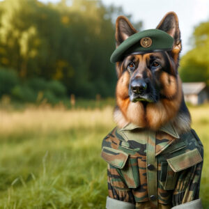 Stopnie wojskowe dla psów