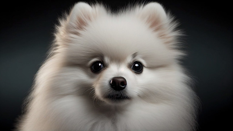 Biały pomeranian | Zoonews.pl