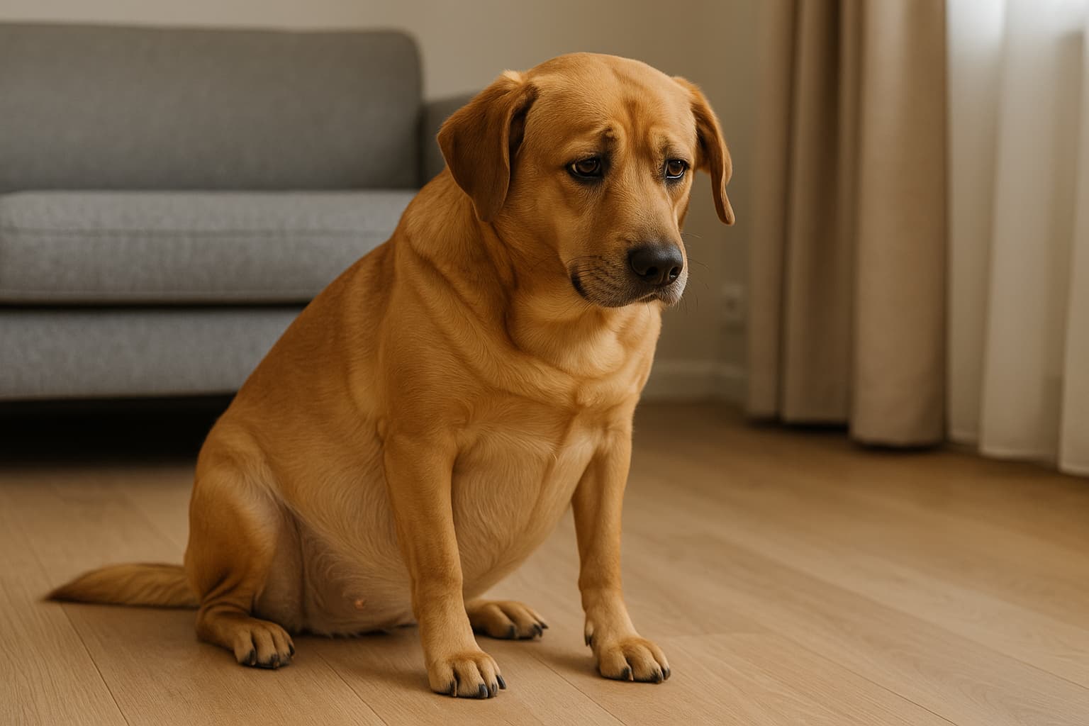 Wzdęty brzuch u psa