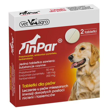 InPar Tabletka odrobaczająca dla dużych i małych psów