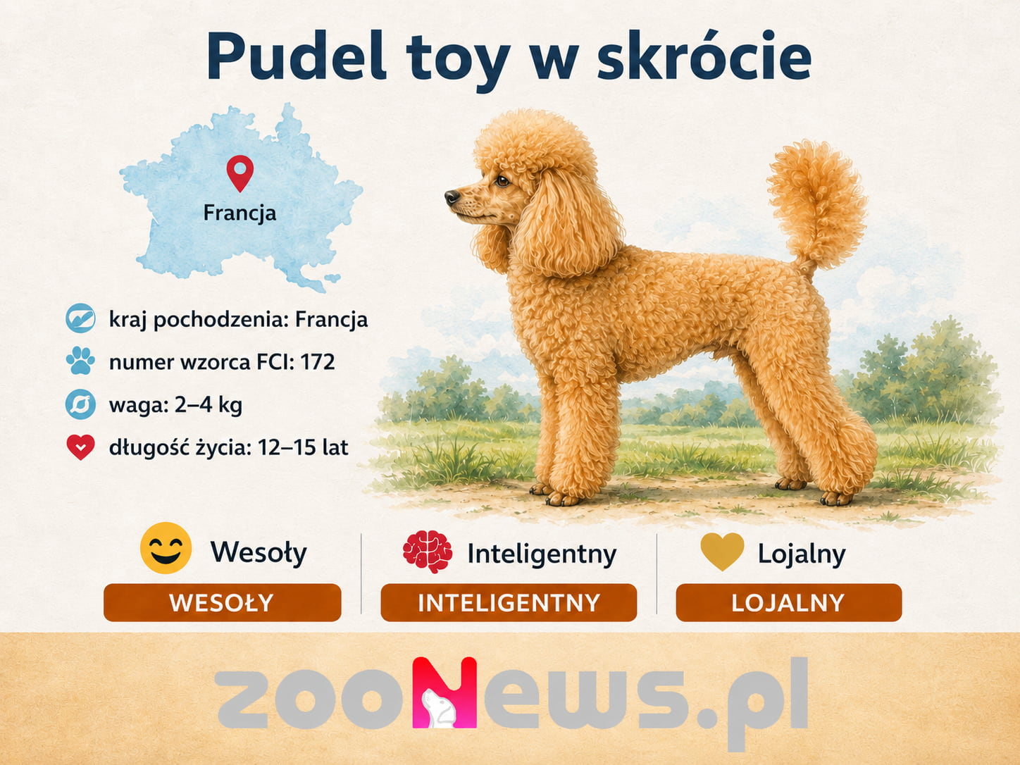 Pudel toy infografika