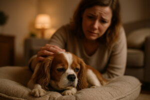 Apatyczny pies z objawami kaszlu sercowego