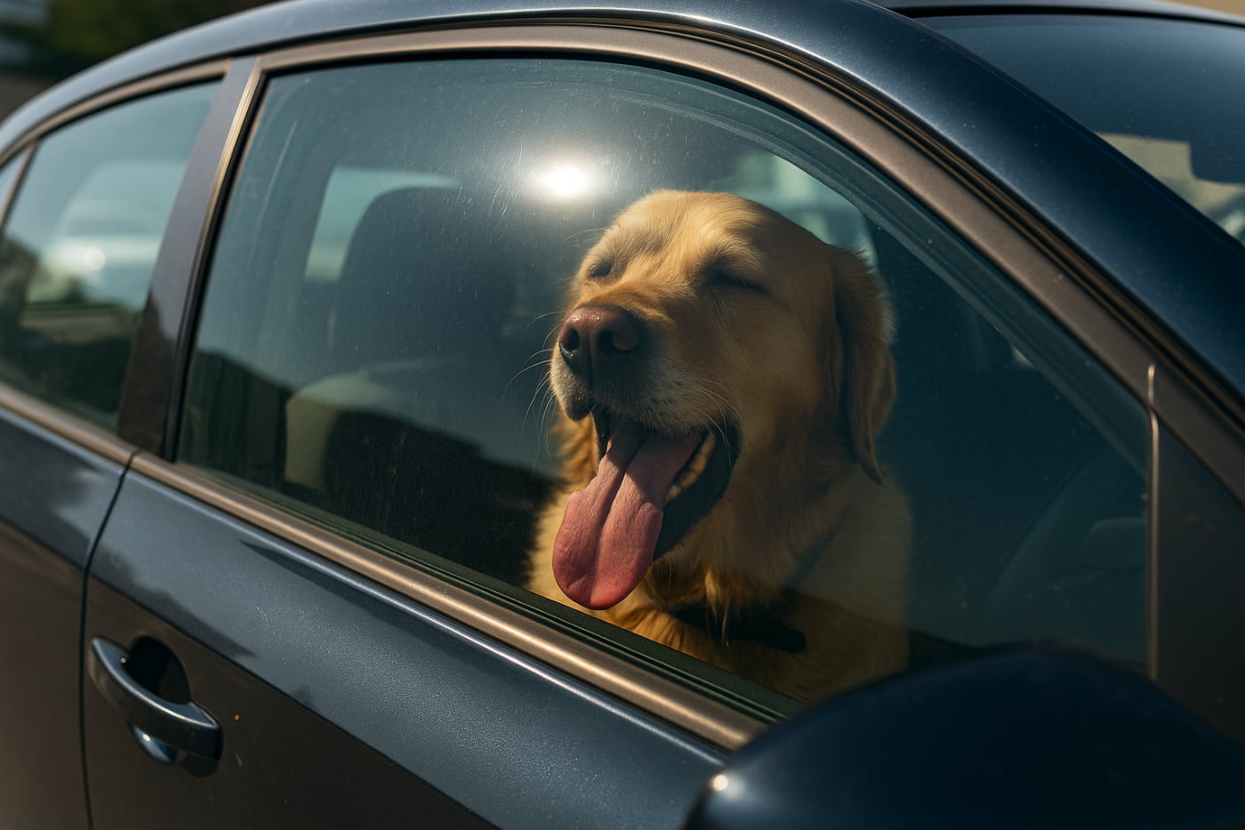Zamknięty pies w rozgrzanym samochodzie – czy mogę wybić szybę?