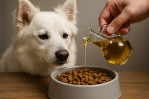 Olej lniany dla psa
