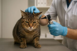Zapalenie ucha u kota