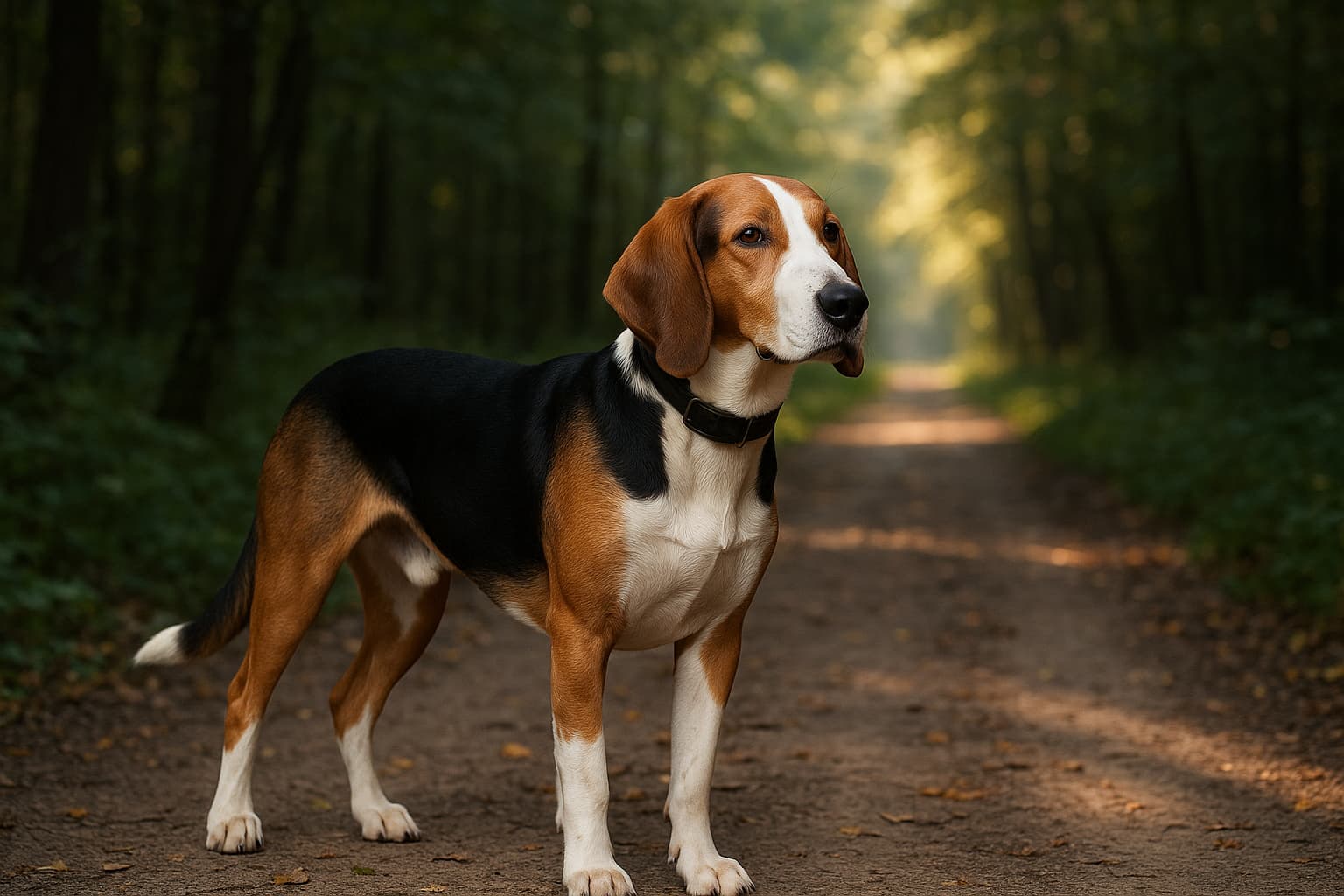 Gończy niemiecki – myśliwski pies o towarzyskim usposobieniu