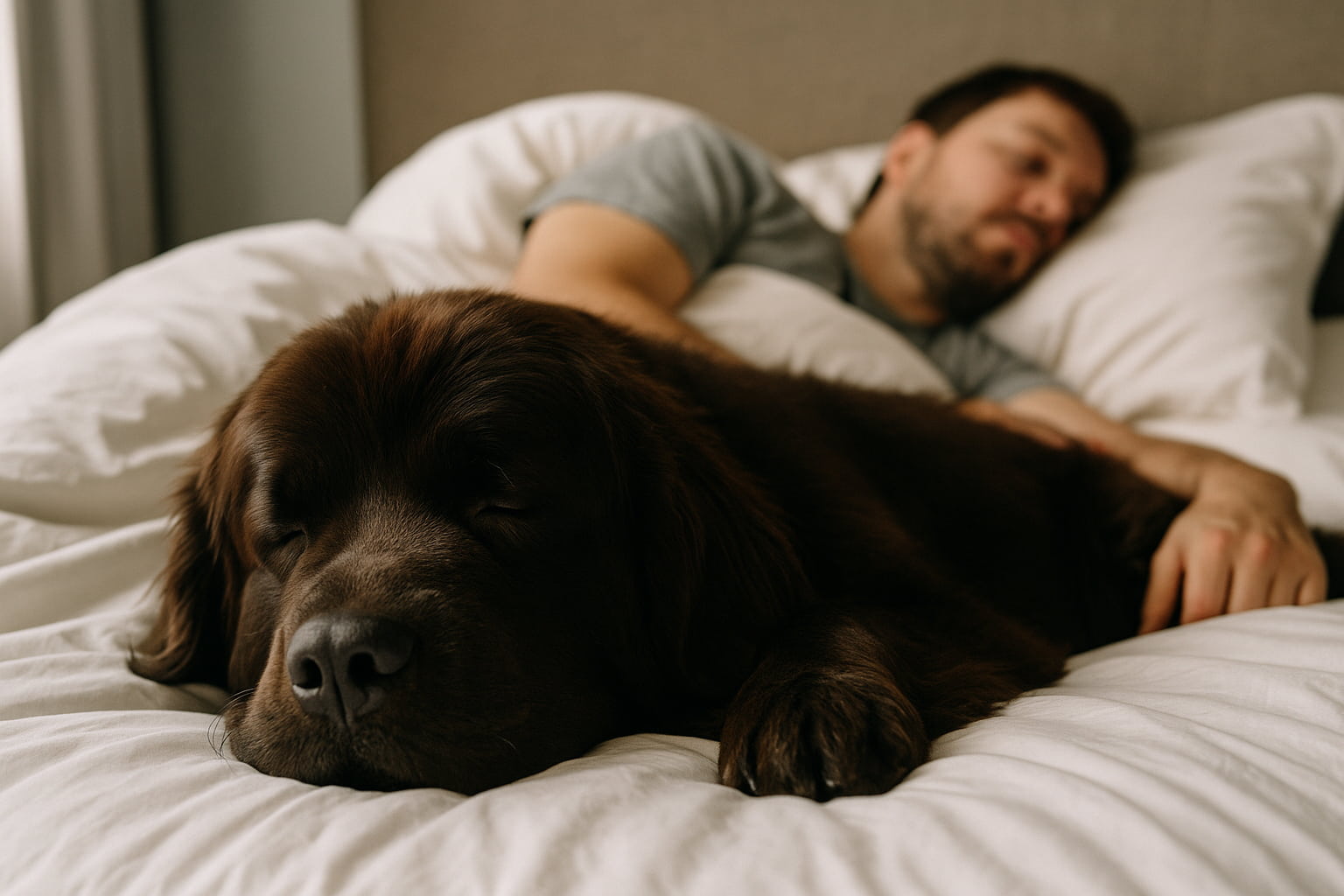 Jak oduczyć psa spania w łóżku?