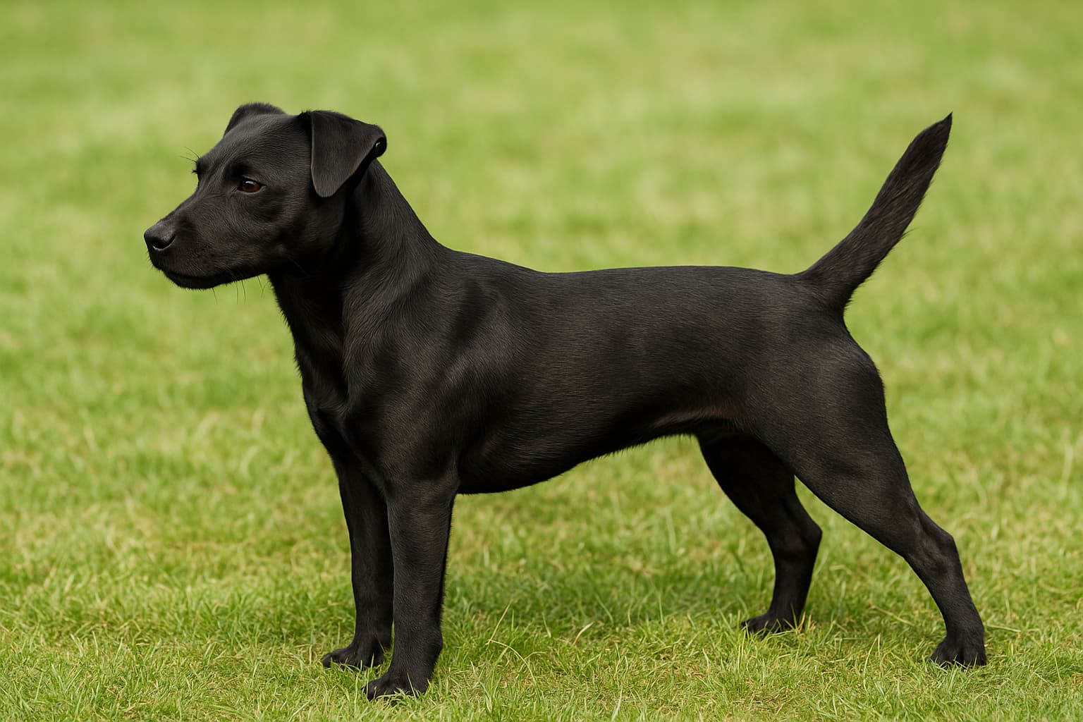 Patterdale terrier gładkowłosy