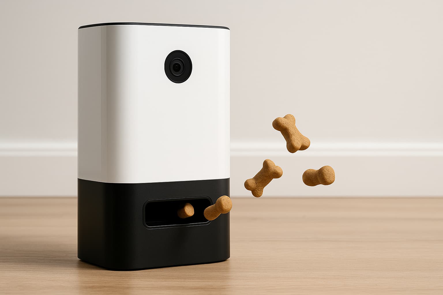 Kamera 360° z wyrzutem smakołyków