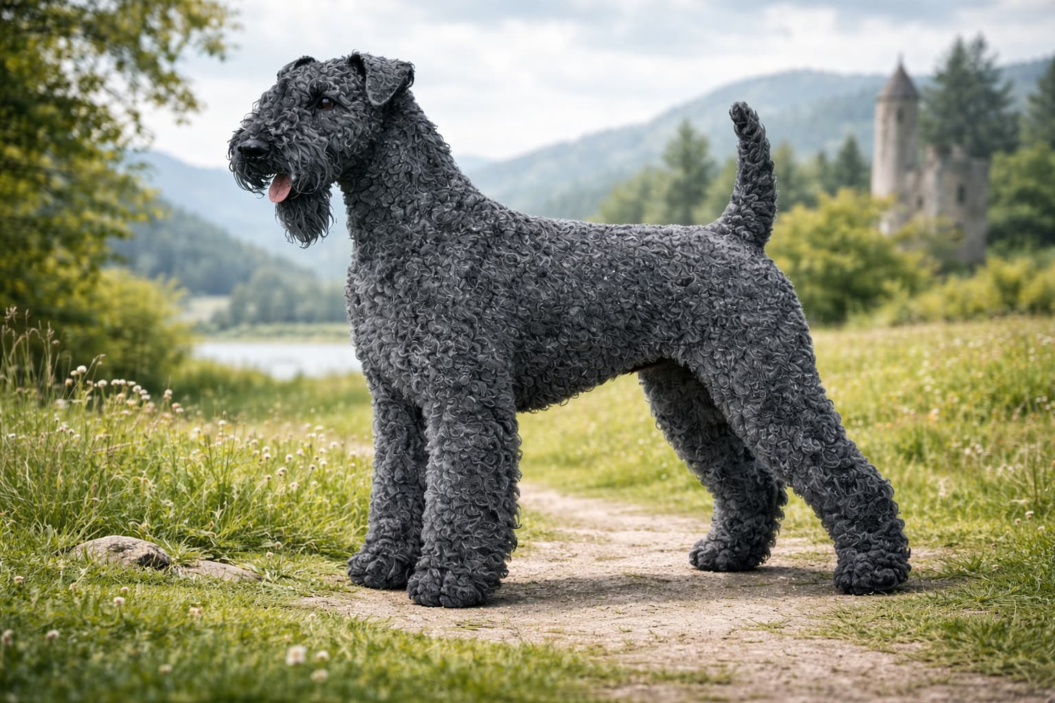 Kerry blue terrier – charakter, cena, hodowla, opis rasy