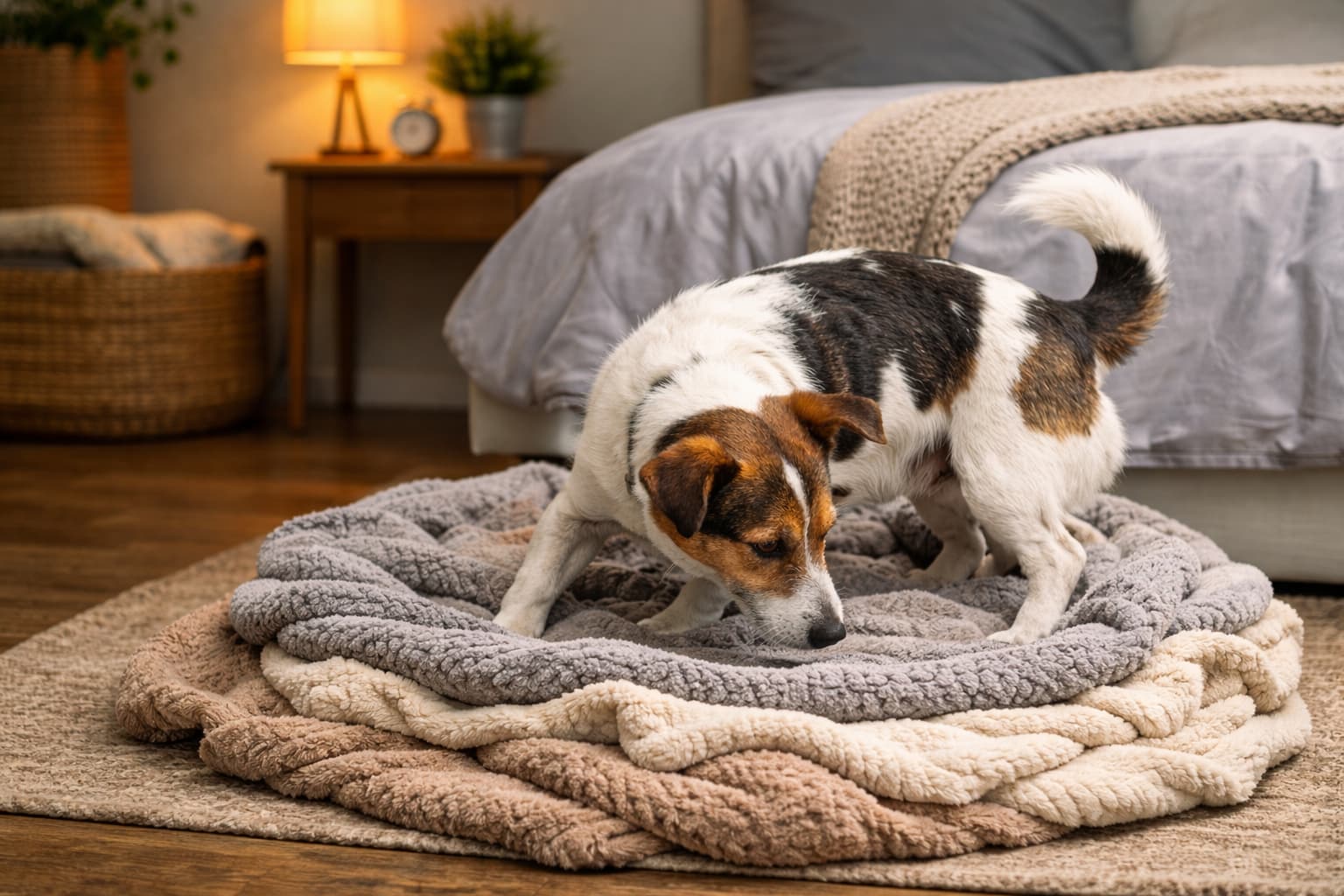 Dlaczego psy kręcą się przed położeniem?