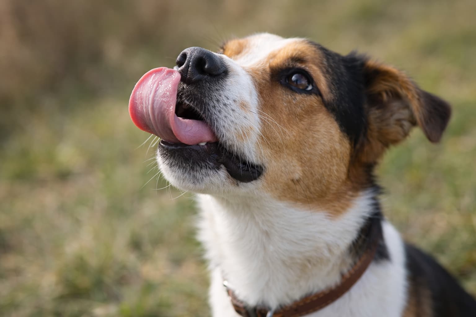 Dlaczego pies liże powietrze?