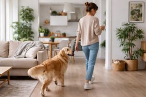 Dlaczego pies chodzi za mną krok w krok?