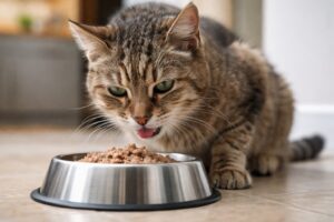 Ile białka w karmie potrzebuje starszy kot?