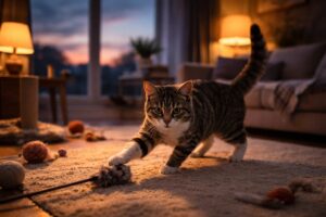 Dlaczego kot budzi się w nocy?