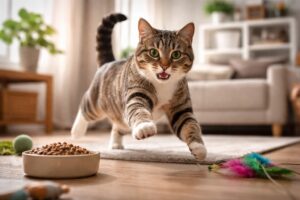 Jak dieta wpływa na aktywność kota?