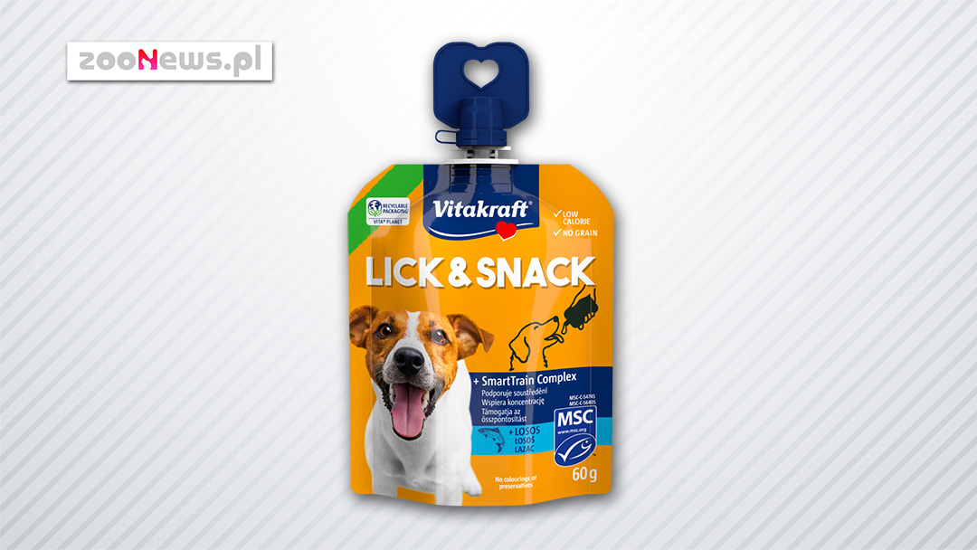 Lick & Snack – przysmak treningowy w zamykanej tubce