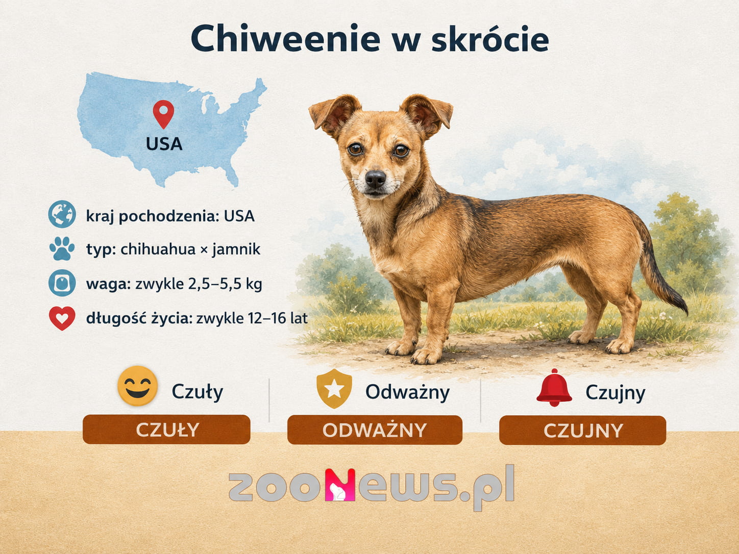 Chiweenie infografika